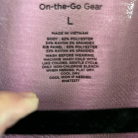 Womens Size Large Tek Gear Cardigan NWOT Purple - Picture 4 of 6